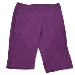 Christopher & Banks Purple Mid Rise Tapered Shaped Fit Pant N